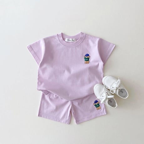 6color LAくま半袖セットアップ(4074)