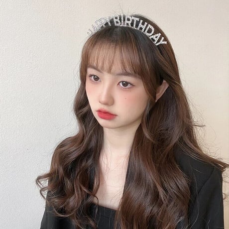 HAPPY BIRTHDAYラインストーンカチューシャ(217)