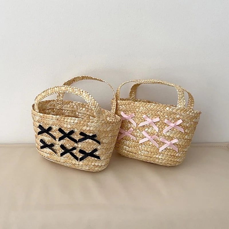 リボンminiカゴバッグ(584) | こどもふく moco kids