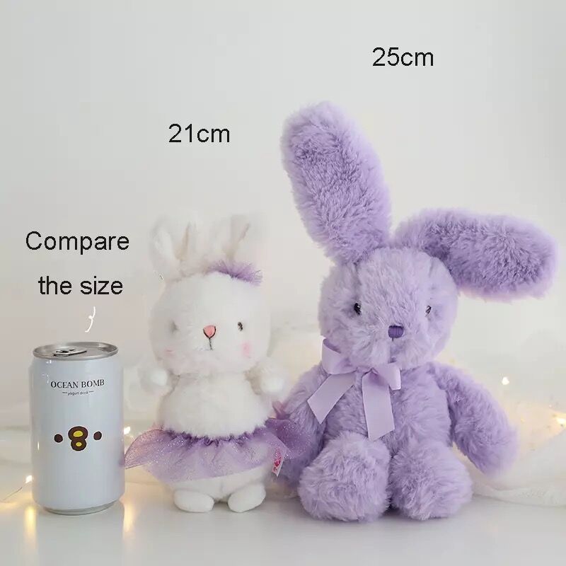 パープルバニーぬいぐるみ(046) | こどもふく moco kids