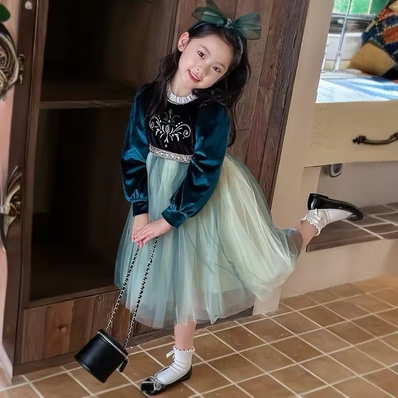 アナコスプレドレス Lサイズ フルセット（手袋なし、帽子付き） アナコスプレドレス Lサイズ フルセット（手袋なし、帽子付き） 楽天