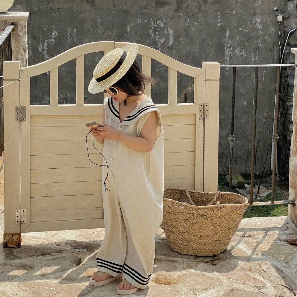 マリンセーラーワイドオーバーオール(3122) | こどもふく moco kids