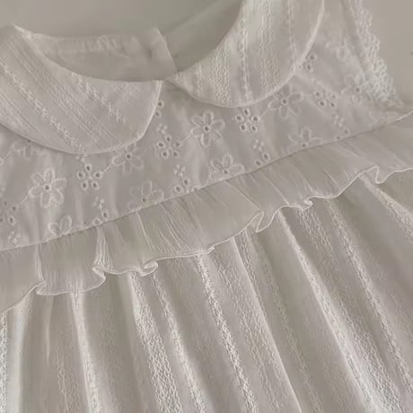 whiteアイレットノースリーブセットアップ(2280)