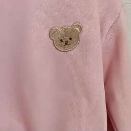 5color くま刺繍スウェットセットアップ(1892)