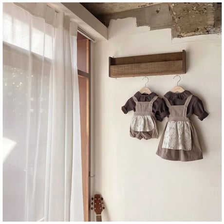 rétro lace patch サロペット(3215)