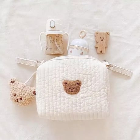 キルティング刺繍ベビーカーマルチポーチ(1986)