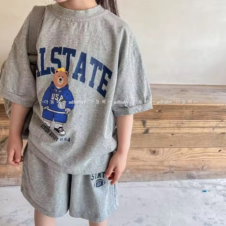 3color CALSTATEくまセットアップ(1299)