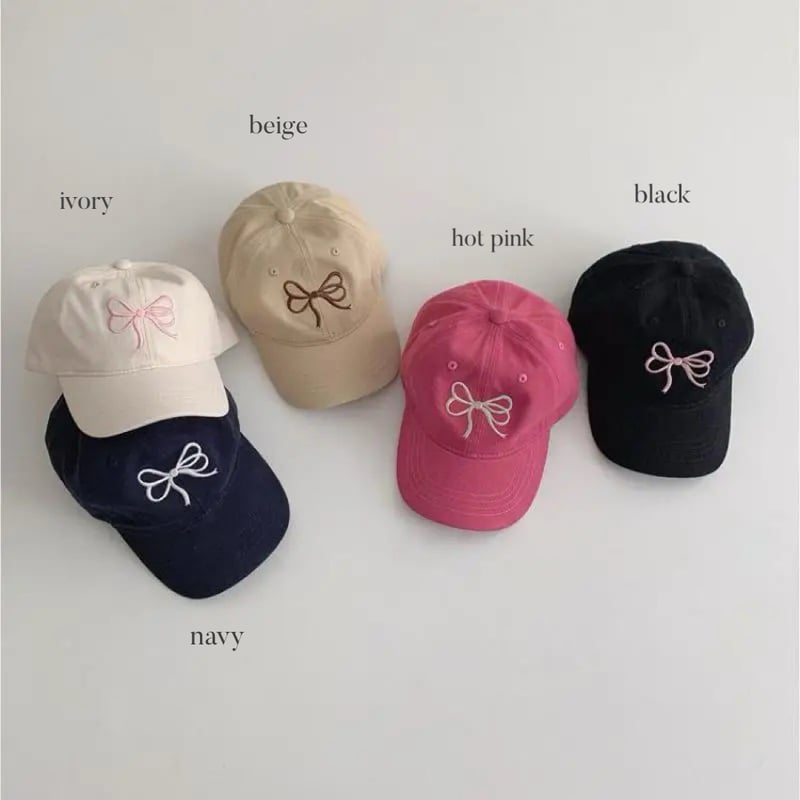 HuDieGongZhu リボン付き刺繍キャップ ファー セール】 リボン刺繍CAP （キャップ）｜ESPERANZA