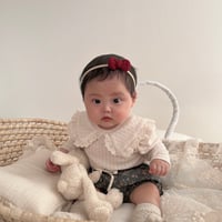 即納あり◆5color 丸リボンヘッドバンド(542)