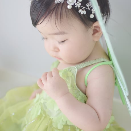green fairy wingドレス(590)