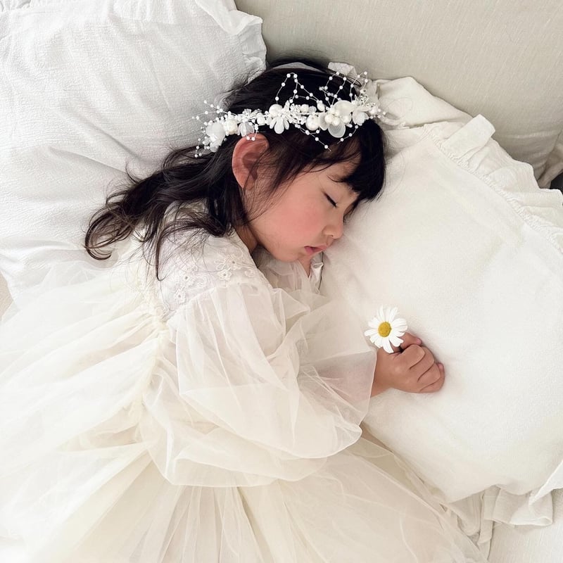 パールフラワージュエリーカチューシャ(096) | こどもふく moco kids パールフラワージュエリーカチューシャ(096) | こどもふく moco kids