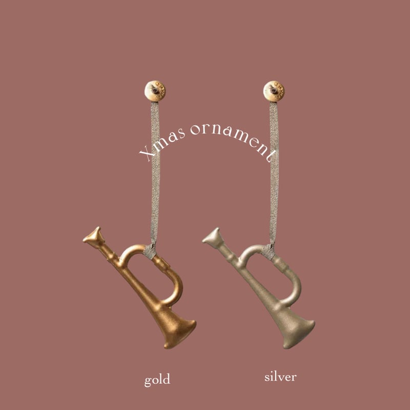 Xmas ornamentトランペット(432) | こどもふく🧸mocokids