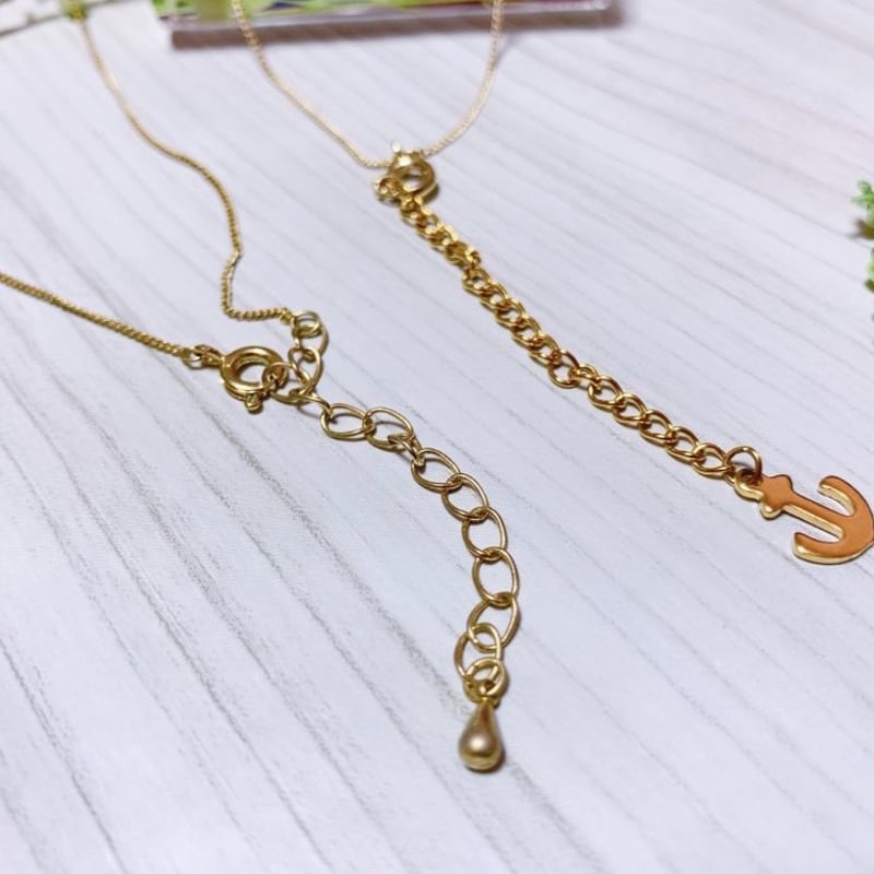 N-032】スワロフスキー リボン ネックレス | TricoloreDaisy N-032】スワロフスキー リボン ネックレス | TricoloreDaisy