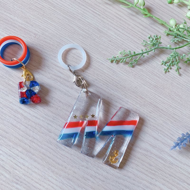 O-032】フラワー ミニ イニシャル アンブレラ マーカー | TricoloreDaisy