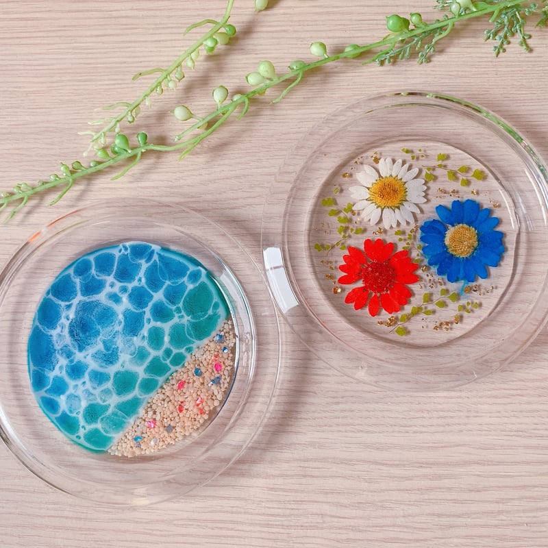 O-005】海 水面レジン トレー | TricoloreDaisy