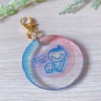 【MM-003】しゃぼん玉 マタニティマーク キーホルダー