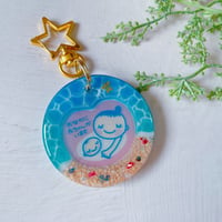 【MM-006-3】海  マタニティマーク キーホルダー