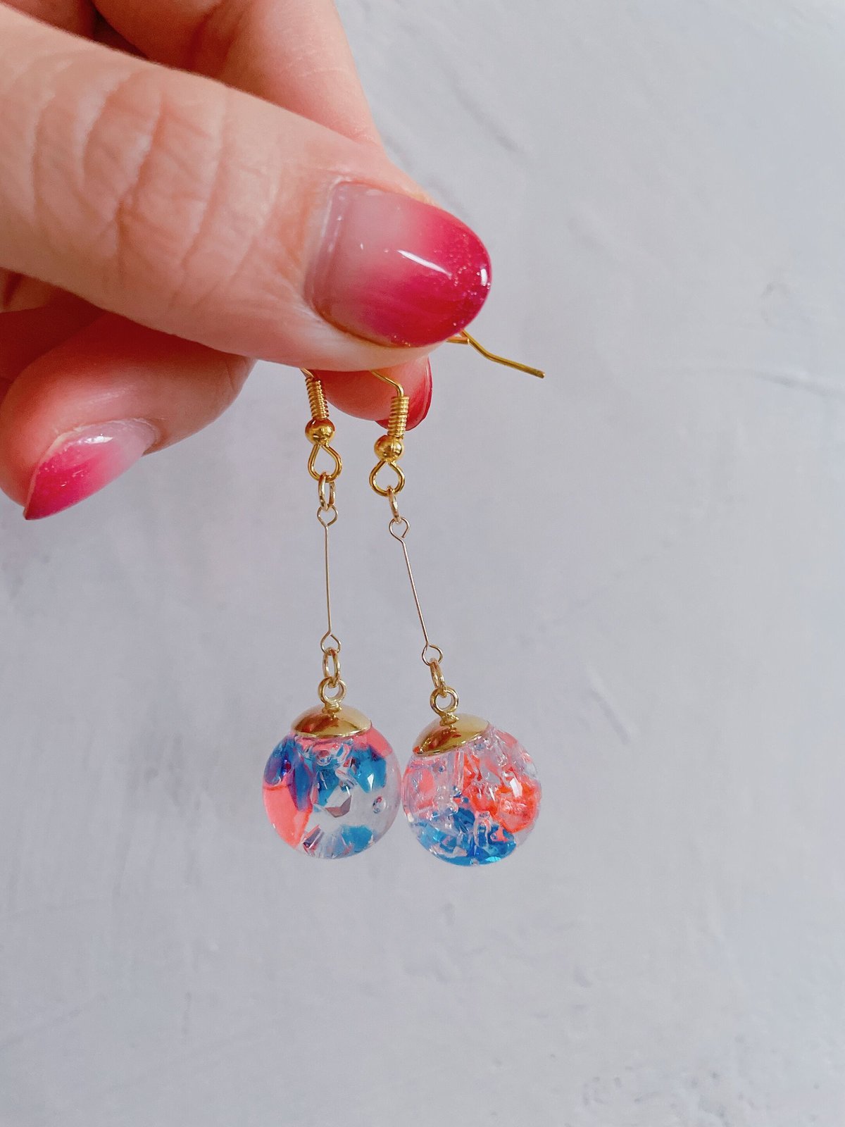 433】ガラスドームのピアス／イヤリング 【公式通販】