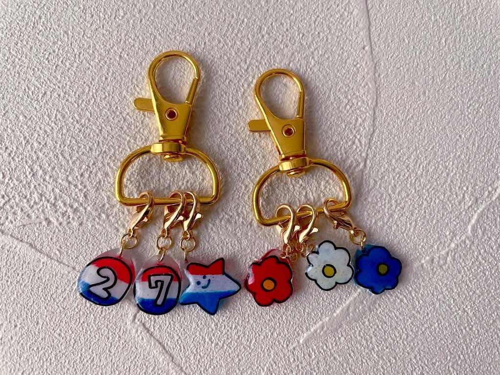 K-048】3つ選べる🌼プチキーホルダー | TricoloreDaisy