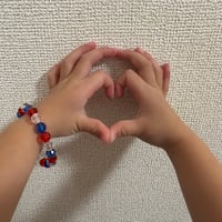 【B-045】キッズ ダイヤビーズ ブレスレット