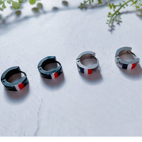 【M-110-P】フープ ピアス