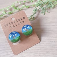 【M-018-P】青空 ピアス