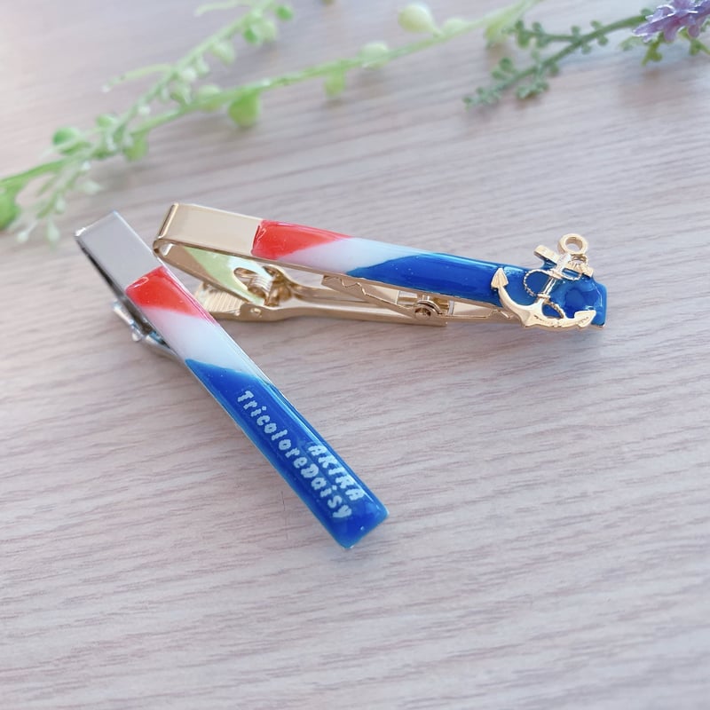 チリチリ様　本鼈甲× acrylic ネクタイピン 本鼈甲 ネクタイピン - メルカリ