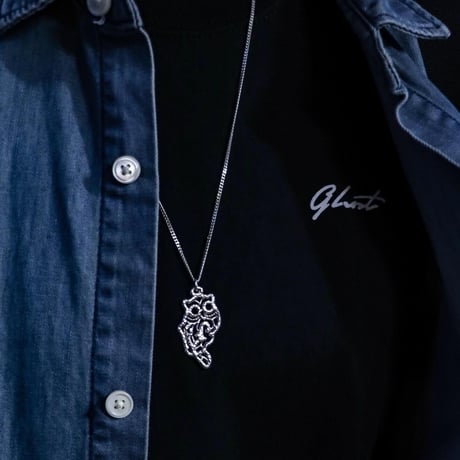 GHOST - "OWL" SV925 PENDANT NECKLACE