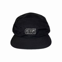 GHOST - "ORIGINAL" TASLAN 5PANEL CAP (BLACK×WHITE)