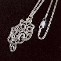 GHOST - "OWL" SV925 PENDANT NECKLACE
