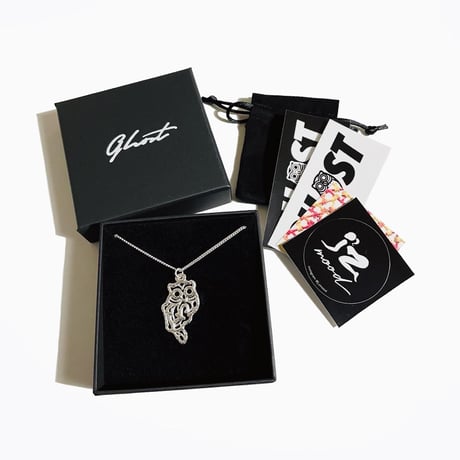 GHOST - "OWL" SV925 PENDANT NECKLACE
