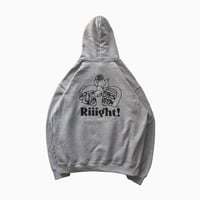 GHOST - "GET HIGH" PULLOVER HOODIE (GRAY)