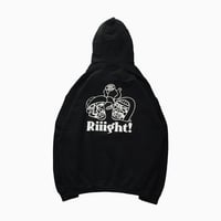 GHOST - "GET HIGH" PULLOVER HOODIE (BLACK)