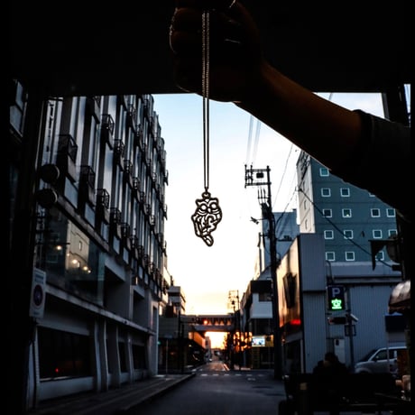 GHOST - "OWL" SV925 PENDANT NECKLACE