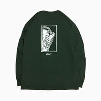 GHOST - "PHANTOM" L/S TEE (FOREST GREEN)