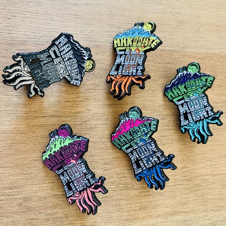HAKODATE CITY MOON LIGHT PINS   カーキ系