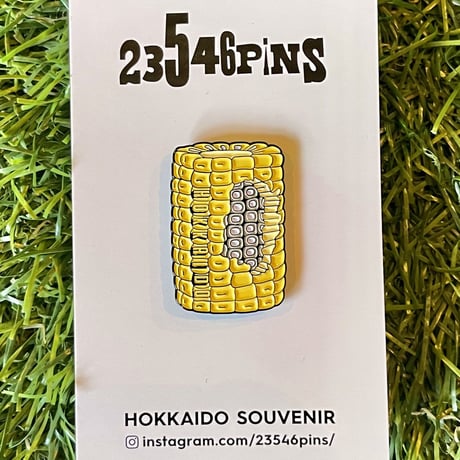 食べかけトウモロコシ　ピンバッジ　PINS