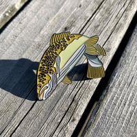 Browntrout ブラウン　ピンバッジ　ピンズ　original design pins