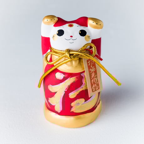 招き猫　古色福猫　唐草赤猫 26cm 招き猫 古色福猫 唐草赤猫 26cm CATEGORY いろ猫 | -福を呼ぶ- 招き猫