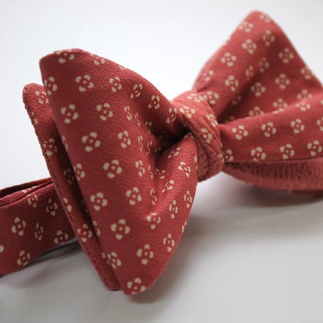 蝶ネクタイ　KIMONO fabric　型友禅 　上京蝶帯