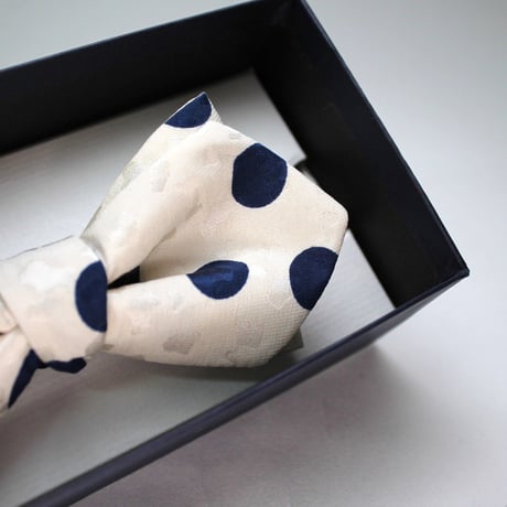 蝶ネクタイ　Import fabri　イタリア製ビンテージファブリック　上京蝶帯 #372