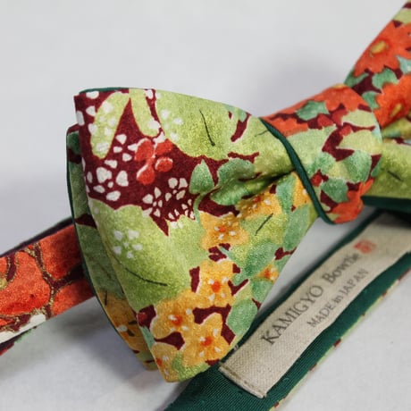蝶ネクタイ　KIMONO fabric　型友禅 BT