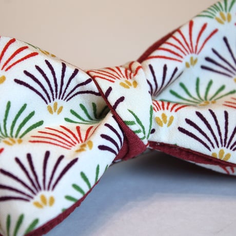 蝶ネクタイ Kids KIMONO fabric 松葉文様 型友禅  #kids