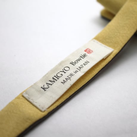 蝶ネクタイ　KIMONO fabric　西陣織 松葉文様 　上京蝶帯 #636