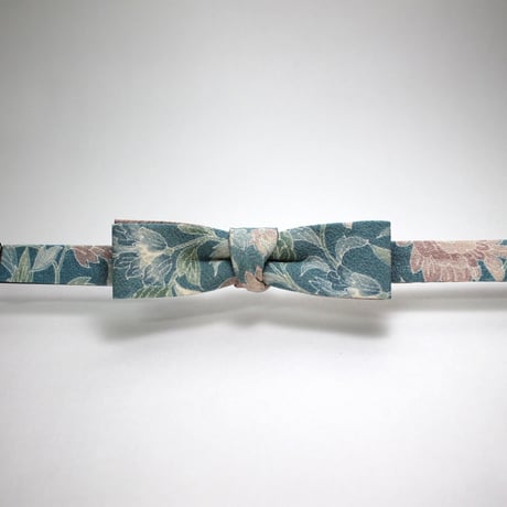 蝶ネクタイ　KIMONO fabric　型友禅　上京蝶帯 #395