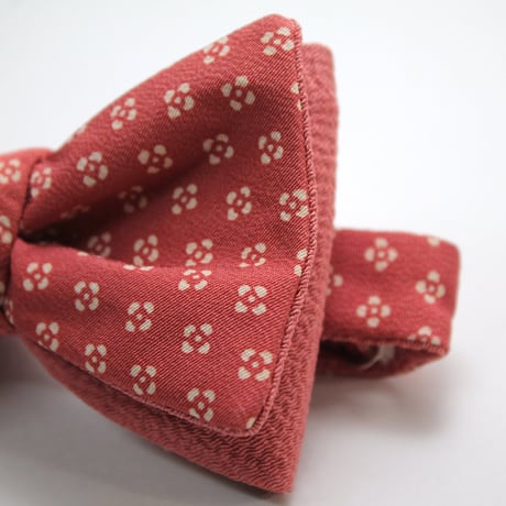 蝶ネクタイ　KIMONO fabric　型友禅 　上京蝶帯