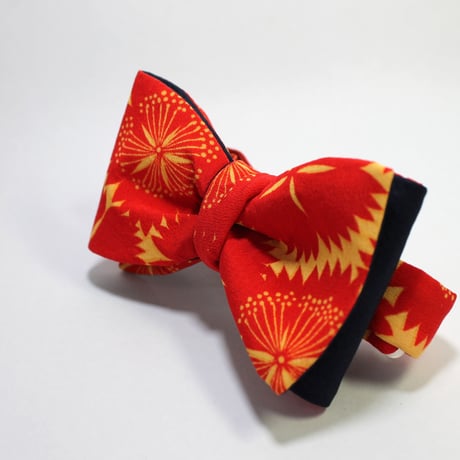 蝶ネクタイ Kids KIMONO fabric 菊文様 型友禅  #kids