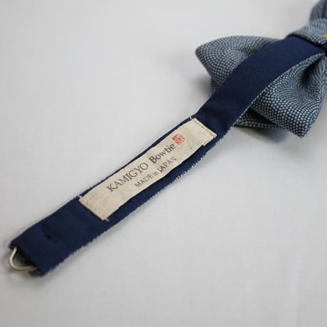 蝶ネクタイ　KIMONO fabric 　江戸小紋　鮫文様