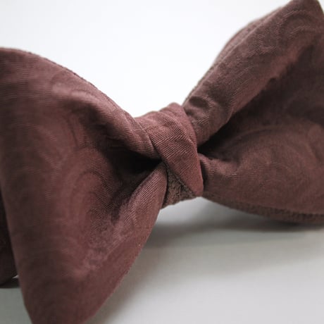 蝶ネクタイ　KIMONO fabric　青海波文様　上京蝶帯