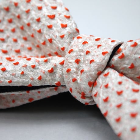 蝶ネクタイ　KIMONO fabric　総絞り染　上京蝶帯 #521